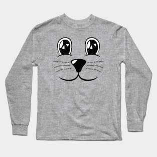 A Purr-suasive Kitty Long Sleeve T-Shirt